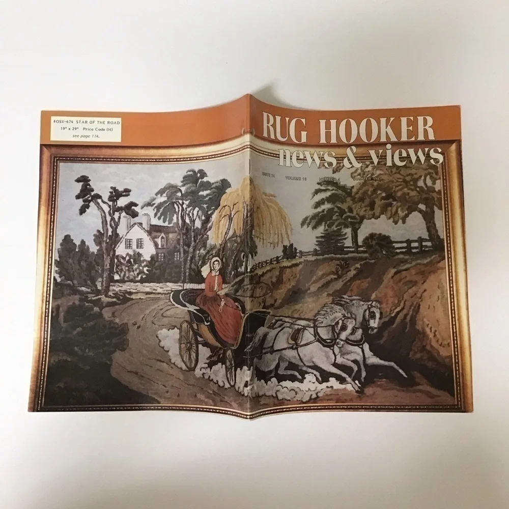 Rug Hook Magazine LOT OF 5 Back Issues 1985 Ideas News & Views Maine ME Vintage